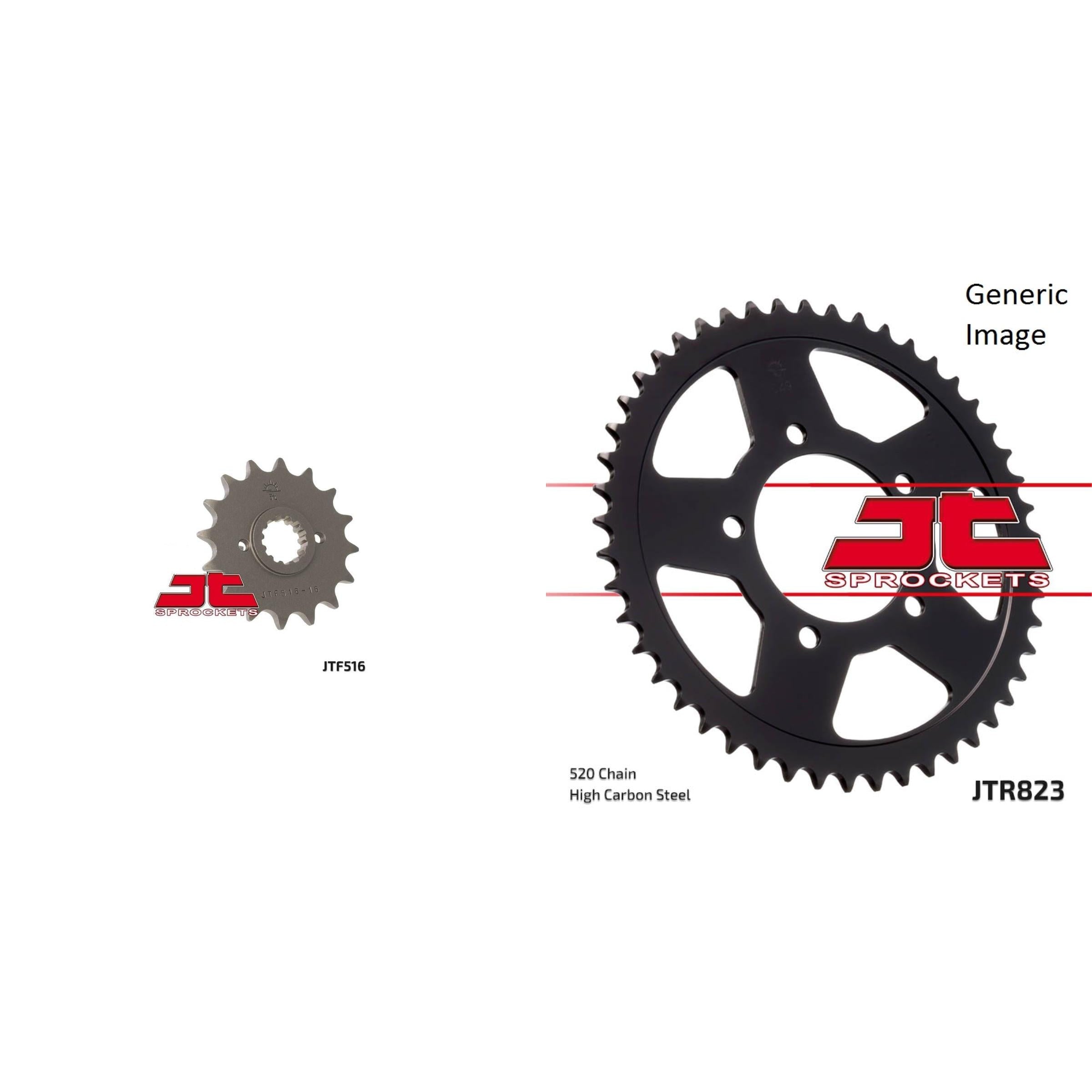 Kit de piñón delantero y trasero para SUZUKI GS500E de calle 1994-2002