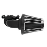 Arlen Ness Black Deep Cut Monster Sucker Air Cleaner Harley Touring TBW 08-16
