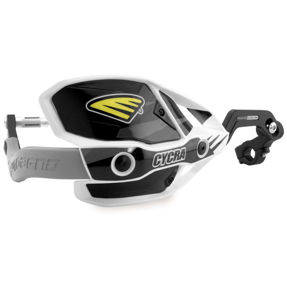 Cycra Probend Ultra CRM Handguard 1-1/8" Clamp White/Black - 1CYC-7408-12X