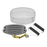 Luz trasera integrada y secuencial para Yamaha XVS1100 V-Star 1999-2009 transparente