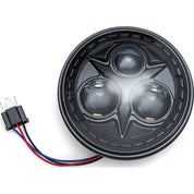 Kuryakyn Orbit 5-3/4" LED Headlight Black