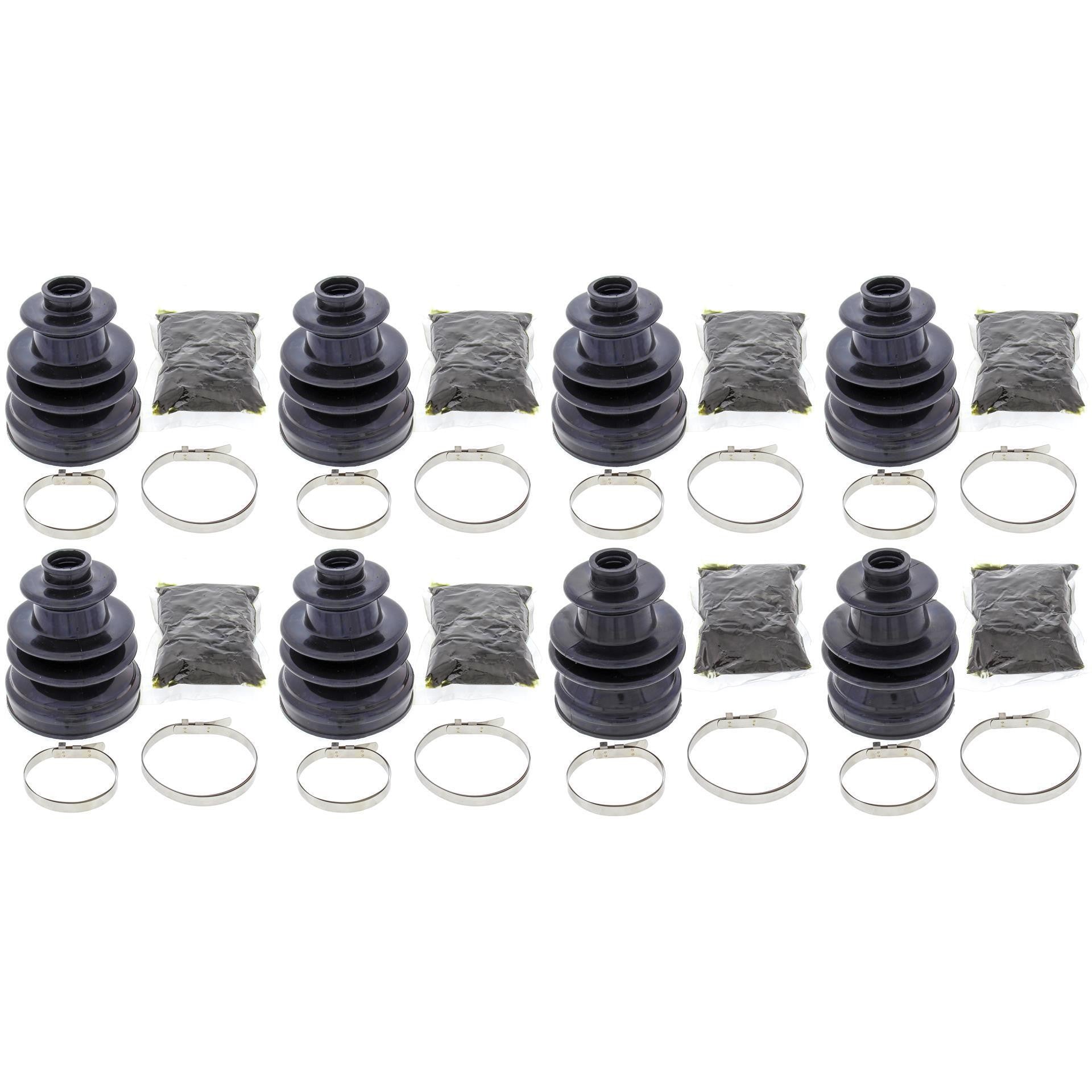 Complete Front & Rear Inner & Outer CV Boot Repair Kit Outlander 650 XMR 13-15