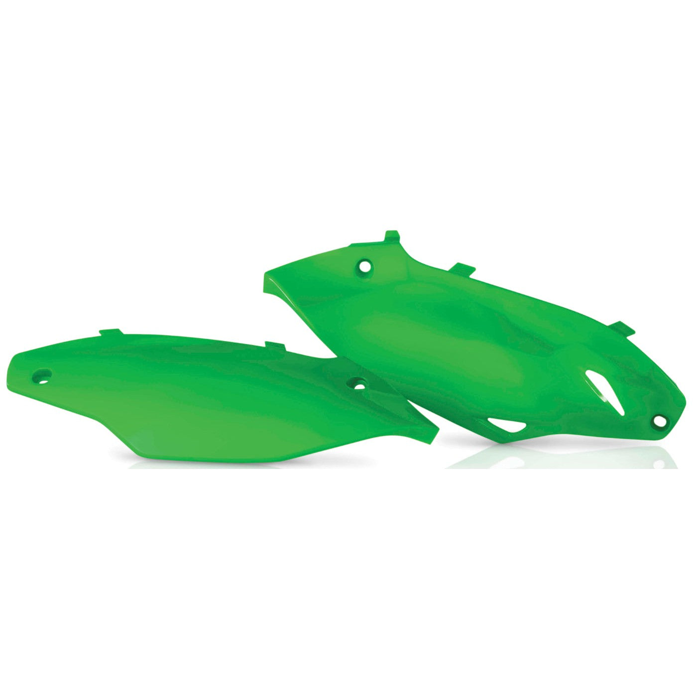 Acerbis Flo Green Side Number Plate for Kawasaki - 2386380235
