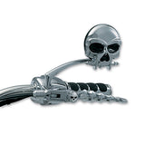 Kuryakyn Chrome Skull Lever Set Pair 96-13 Harley Softail Dyna Sportster Touring