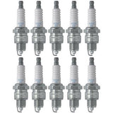 Set of 10 NGK Standard Spark Plugs for Suzuki FA50 1986 Engine 50cc
