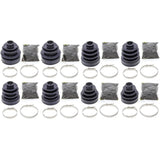 Complete Front & Rear Inner & Outer CV Boot Repair Kit Honda TRX650 Rincon 2005