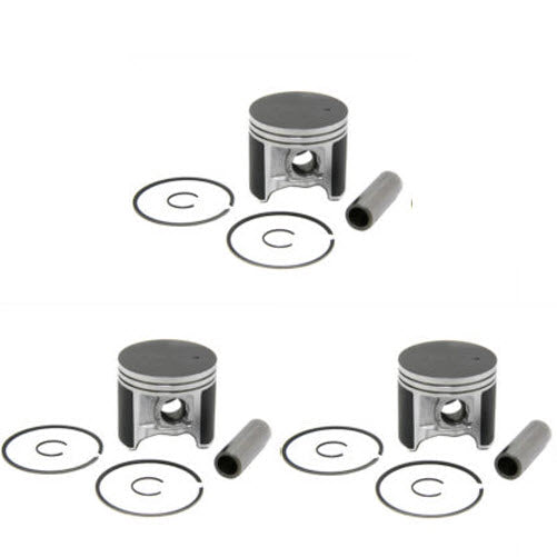 3 Piston Kits POLARIS INDY 580 XLT- 579cc ('93-94) 64.00MM