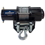 Viper Midnight ATV Winch Kit 4500 lb With 50 Feet Steel Cable With Mount