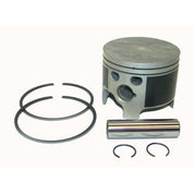WSM Piston Kit For Mercury / Mariner 175 - 250 Hp 2.5L Sport Jet 97-06 Port .015 Over