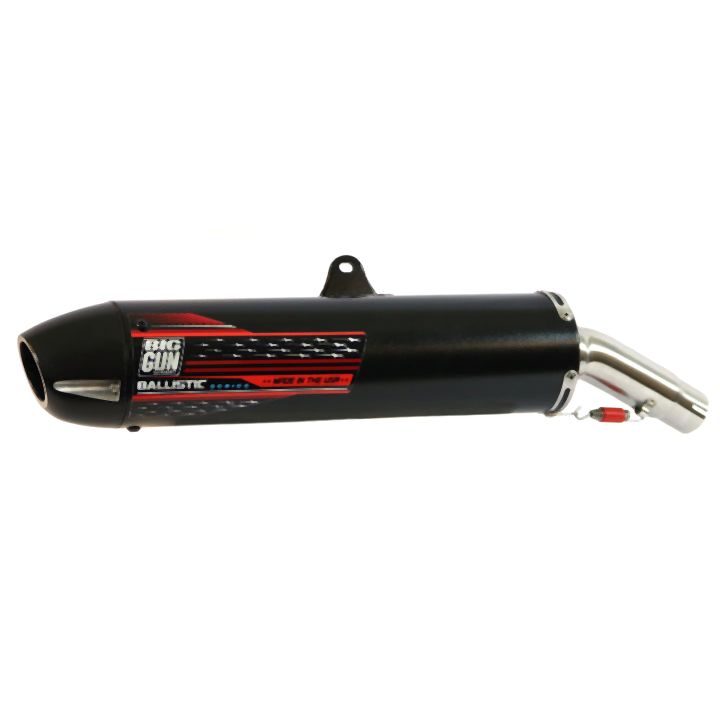 Big Gun EXO Stainless Steel Slip-On Exhaust With Black End Tip 14-6952