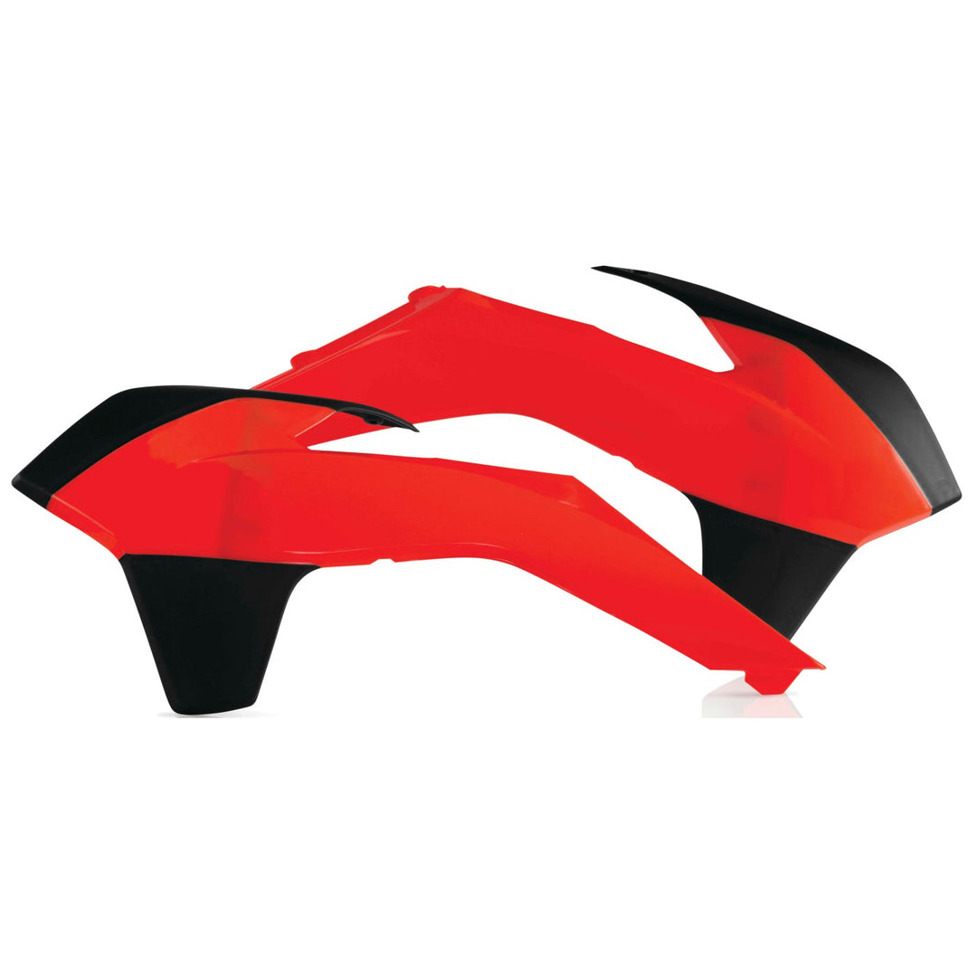 Acerbis Flo Orange Radiator Shrouds for KTM - 2314254617