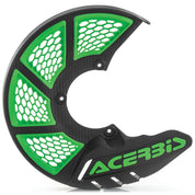 Acerbis Black/Green X-Brake Vented Disc Cover - 2449491043