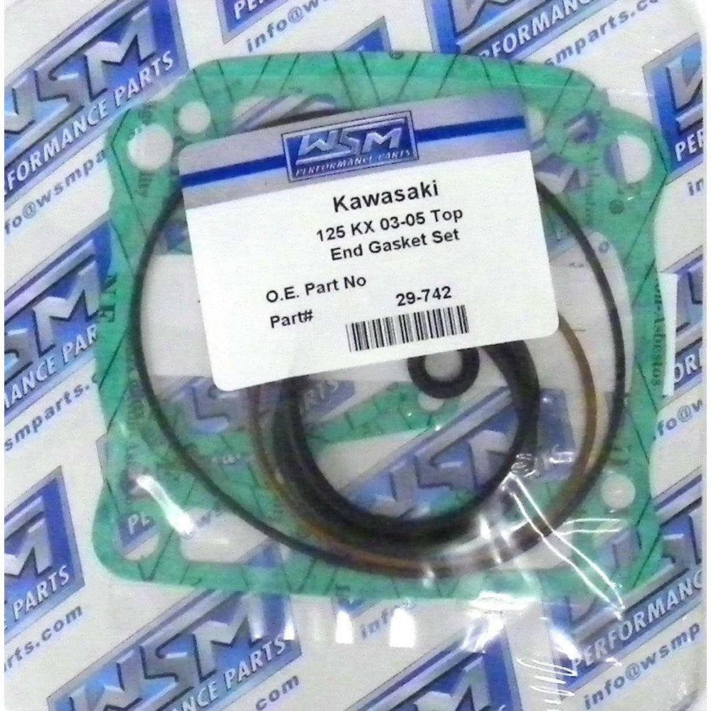 WSM Top End Gasket Kit For Kawasaki 125 KX 03-08 29-742