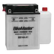 Performance Conventional Battery For Yamaha YTM200 Tri-Moto 1983-1985 White