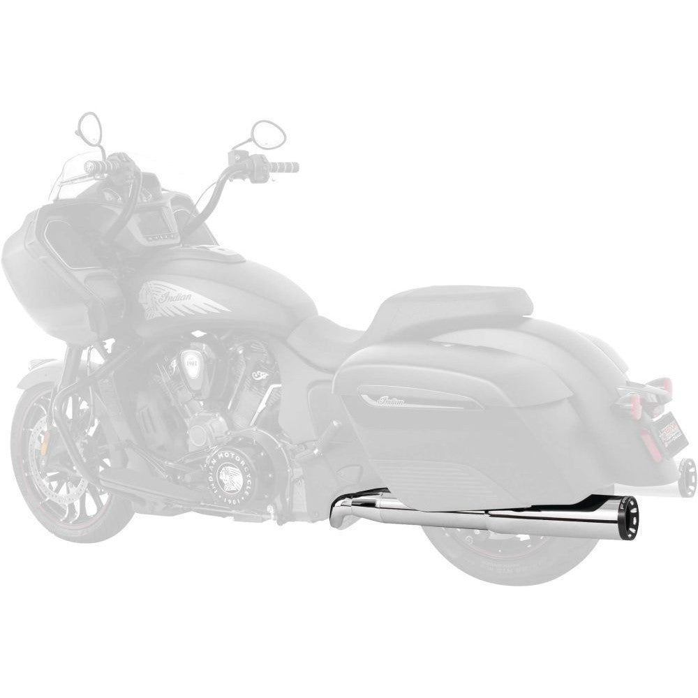 Freedom Performance Ghost Pipe 4.5" Straight Tip Chrome/Black - IN00138