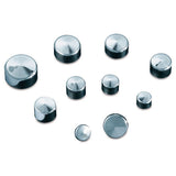 KURYAKYN CHROME KOOL KAPS FOR HARLEY DAVIDSON 1/4" HEX HEAD BOLTS 2442