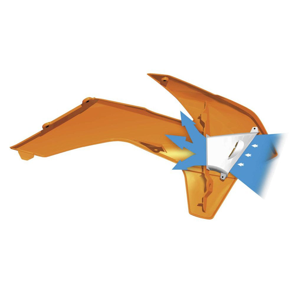 Cycra Powerflow Intake Radiator Shroud Orange - 1CYC-1899-22