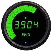 Intellitronix Tachometer Multi-Function LED Digital Programmable in Black Bezel - Green