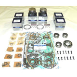 Kit de reconstrucción de cabezal de potencia WSM para Mercury/Mariner 150 HP 6 cilindros 00-05 .020 más