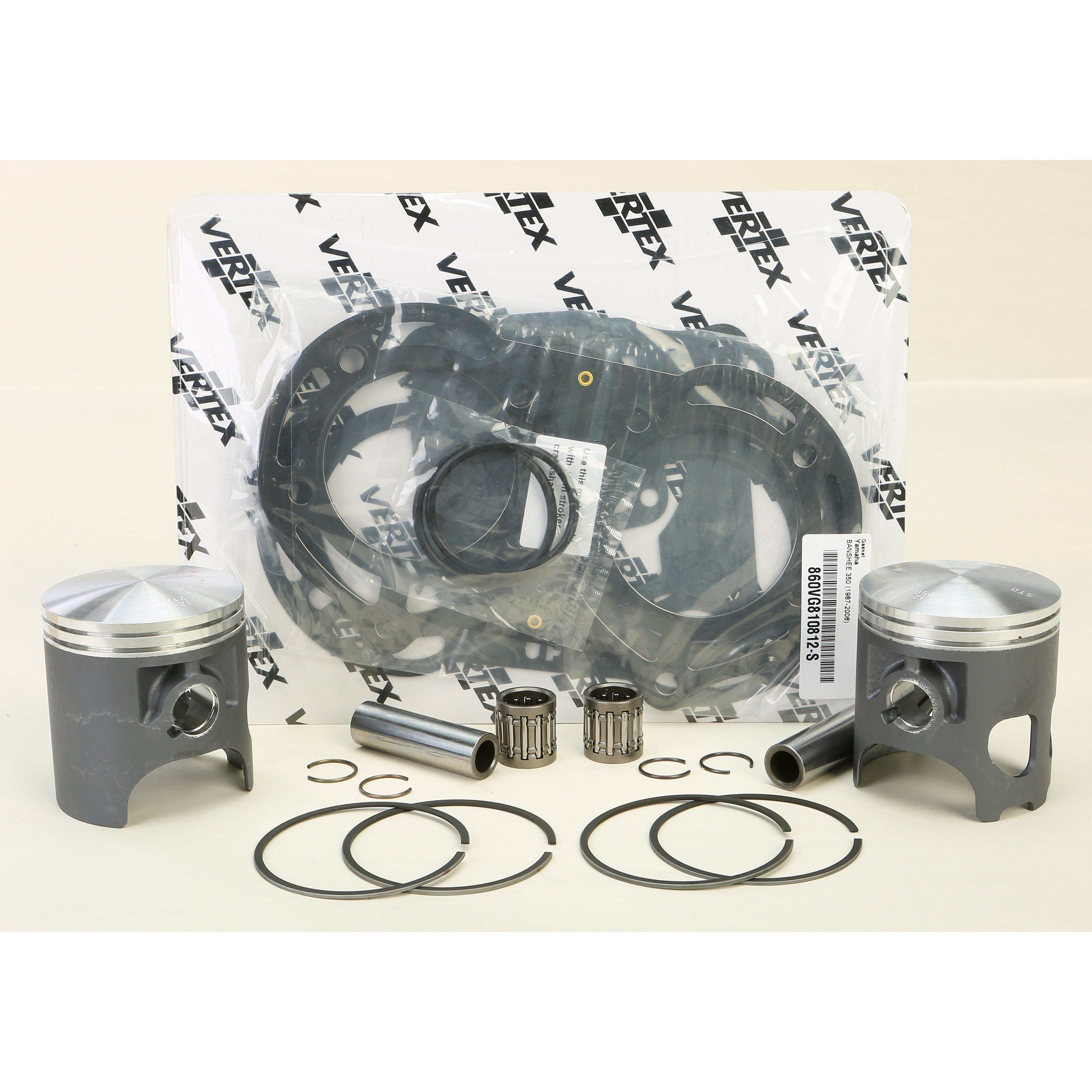 Vertex Top End Piston Kit Partno. VTK23607