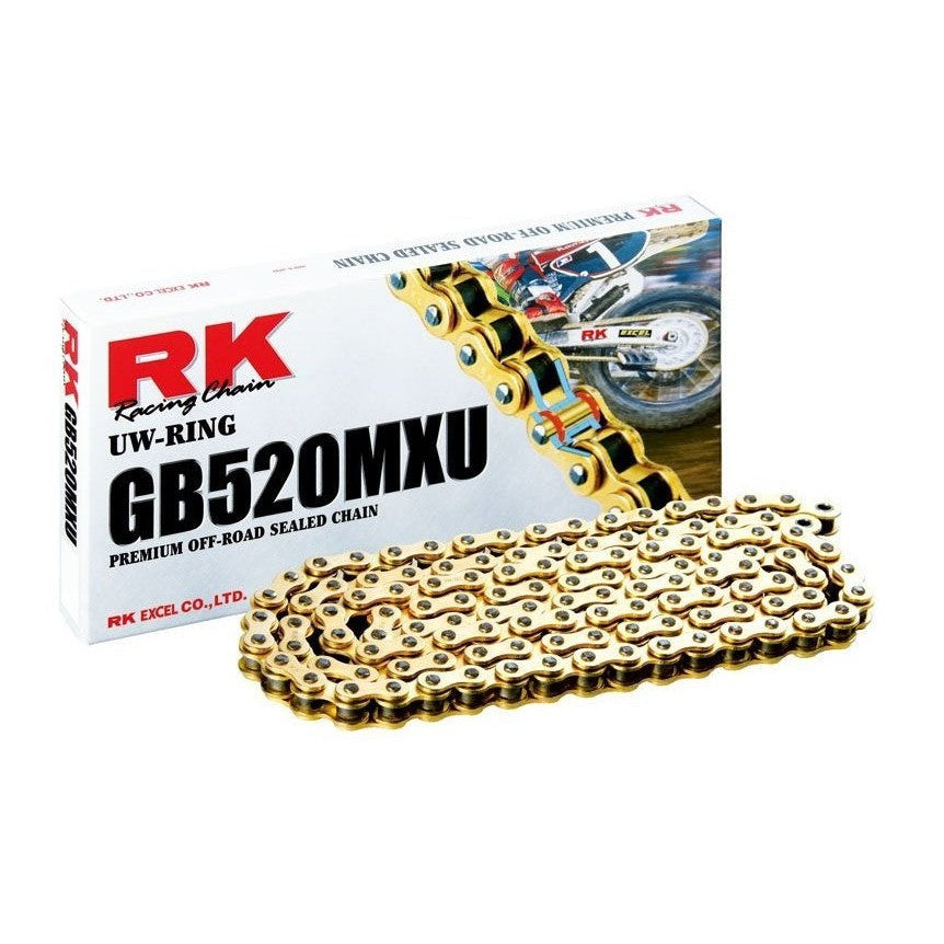 RK GB520MXU Gold Heavy-Duty Chain 110 links for ATV/UTV