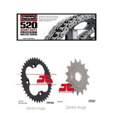 Kit de cadena resistente 520H, piñón delantero y trasero para HONDA TRX250R 1986-1987