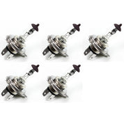 Set of 5 H4 P43t 12v 45W-45w Clear