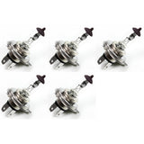 Set of 5 H4 P43t 12v 45W-45w Clear