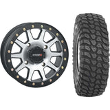 Set of 2 Mounted Wheel and Tire Kit Wheel: 15x7 5+2 4/137 Tire: 32x10-15 8 Ply