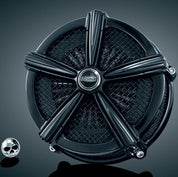 Kuryakyn 9554 Mach 2 Black Air Cleaner Kit