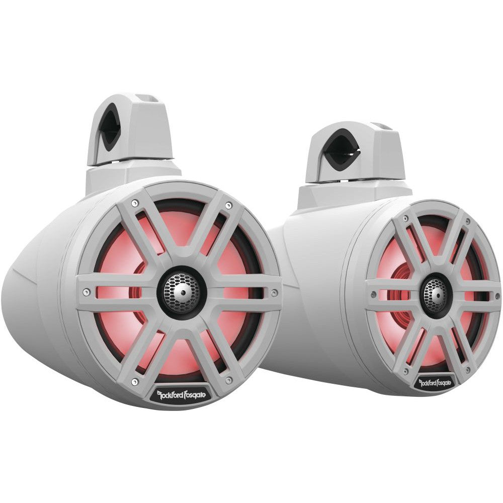 Rockford Fosgate Element Ready 8" Moto Can Speakers White M2WL-8