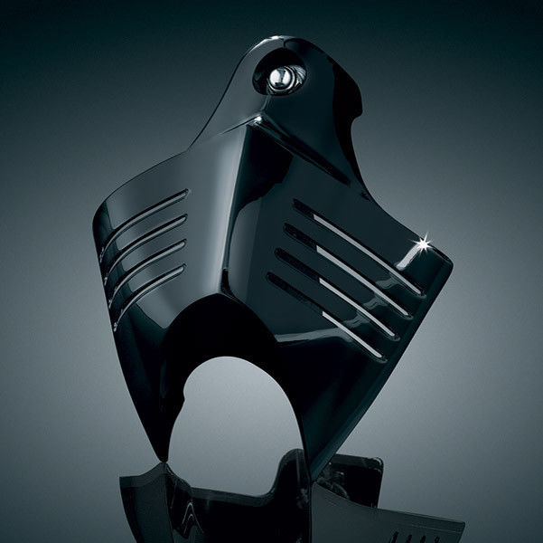 Kuryakyn Gloss Black V-Shield Horn Cover