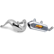 Fatty Exhaust Pipe & Powercore 2 Shorty Silencer-Big Bore for KTM 105 SX 07-12