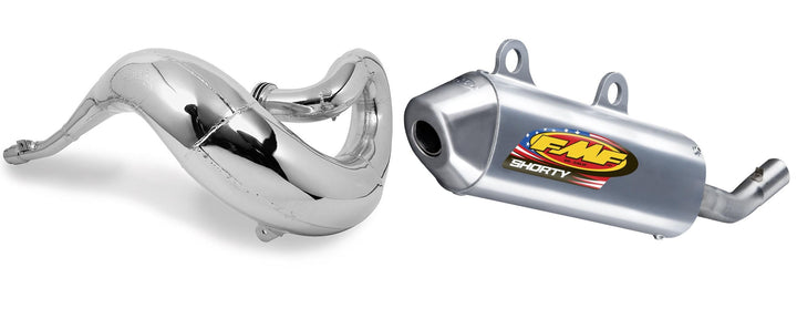 Fatty Exhaust Pipe & Powercore 2 Shorty Silencer-Big Bore for KTM 105 SX 07-12