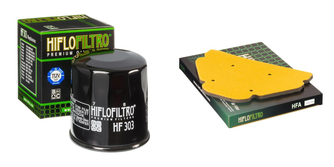 HIFLO FILTRO Oil and Air Filter Kit for KAWASAKI ZX900 C1,C2 ZX-9R 98-99