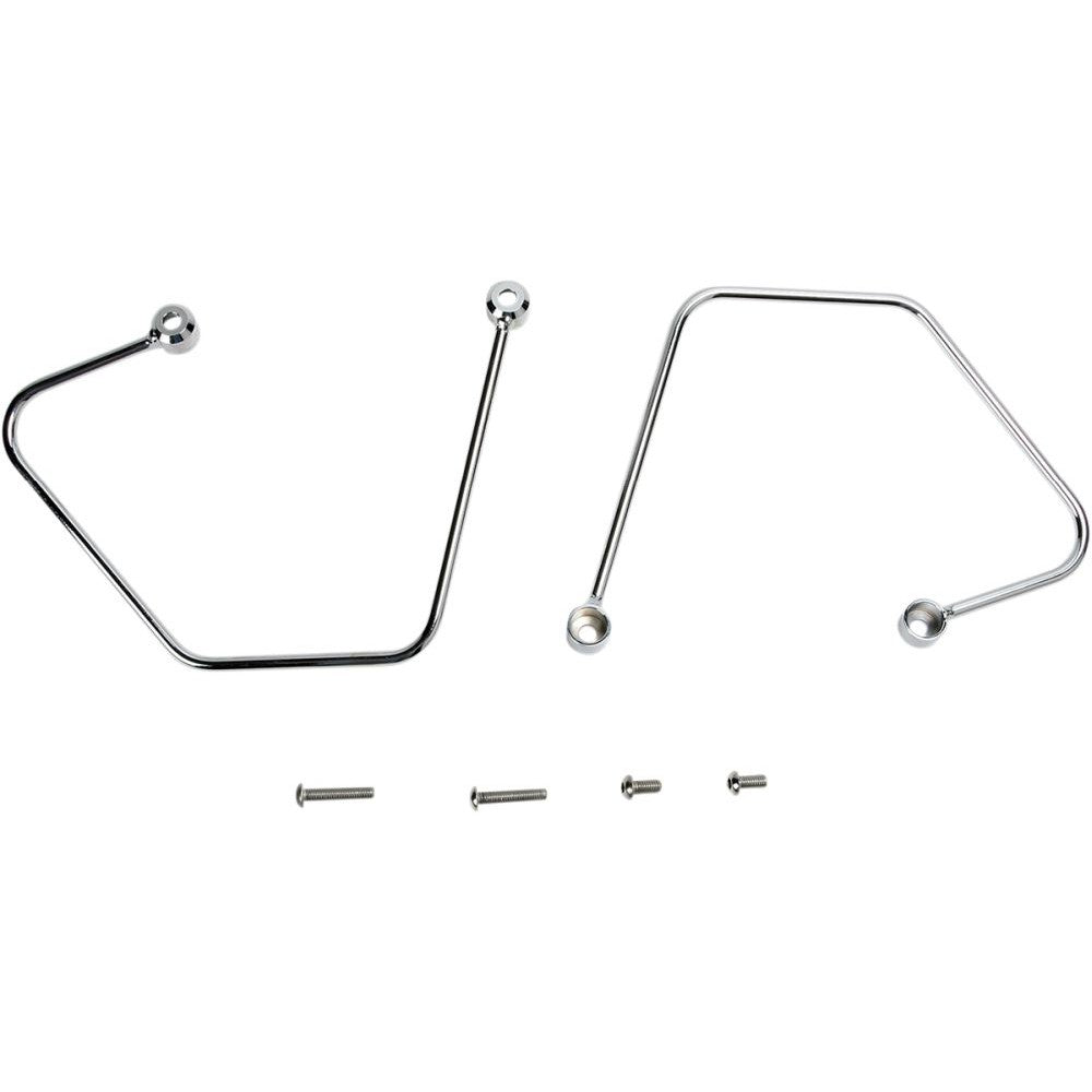 Cobra Saddlebag Supports Chrome - 02-6105