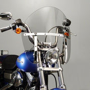 National Cycle Light Gray SwitchBlade Chopped Quick Release Windshield With Mount Kit, Straight Forks