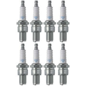 Set of 8 NGK Standard Spark Plugs for Kawasaki KX125-J 1993-1992 Engine 125cc