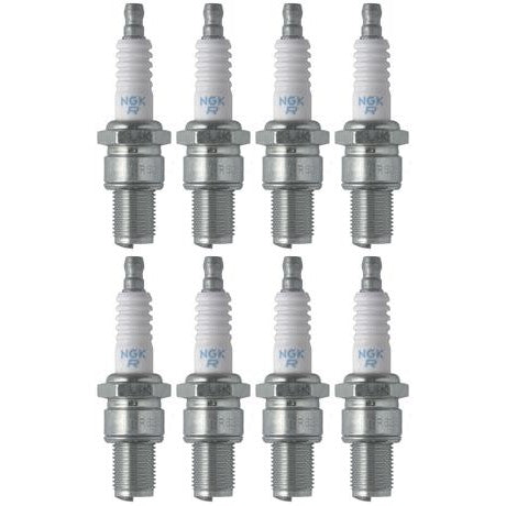 Set of 8 NGK Standard Spark Plugs for Kawasaki KX125-J 1993-1992 Engine 125cc