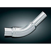 Kuryakyn Chrome Bridge Gap Heat Shield Stock Dual Exhaust Cover Harley Touring