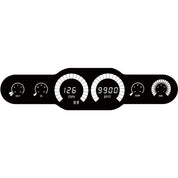 Intellitronix 6 Gauge Analog Bargraph Universal Panel BG10002 - White