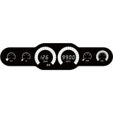 Intellitronix 6 Gauge Analog Bargraph Universal Panel BG10002 - White