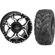 Set of 2 Mounted Wheel and Tire Kit Wheel: 14x7 5+2 4/110 Tire: 26x9-14 6 Ply