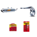 Silenciador Turbinecore, tubo de escape grueso, junta tórica, resorte y kit de herramientas para YAM YZ 250 02-16