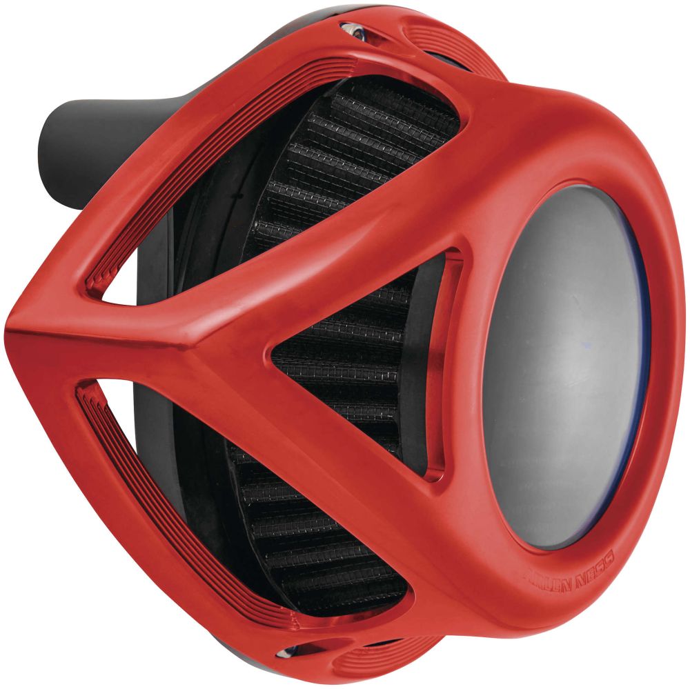 Arlen Ness Clear Tear Sucker Red Air Cleaner 18-904