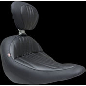 Mustang Standard Touring Seat With Backrest Black 79041