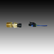 Intellitronix Temperature Sending Unit - Gold Tone/Blue