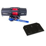 Kit de cabrestante para ATV Viper V2, carrete estándar de 2776 kg con cuerda sintética roja de 12 m y soporte para Arctic Cat 2006