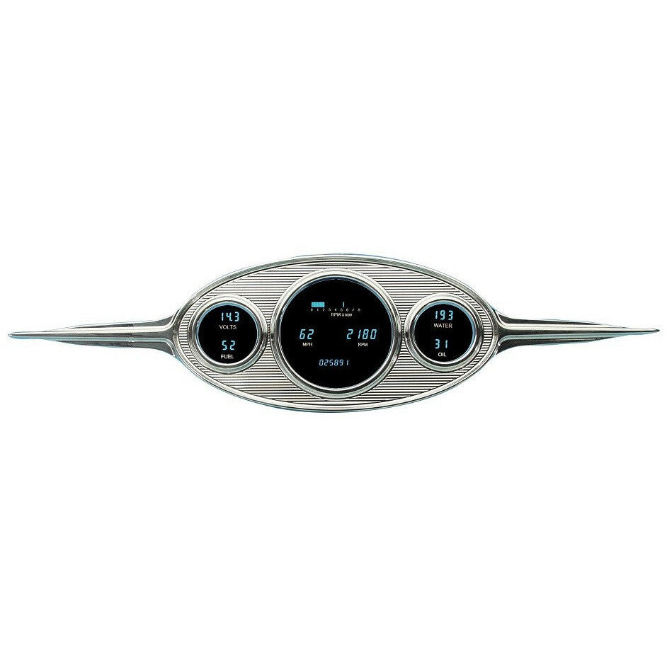 Dakota Digital Universal Classic 3 Hole Retrotech Gauges Kit with Wings RET-2001
