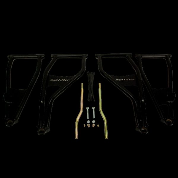 High Lifter Front Forward Upper And Lower Black Control Arms For Polaris Models MCFFA-RZRS-B